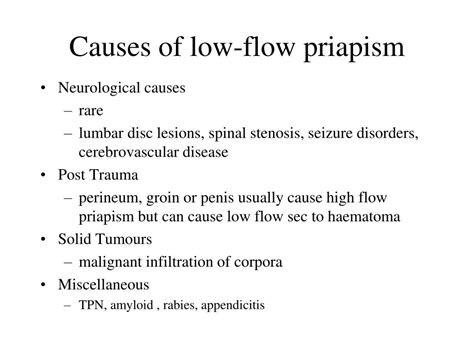 causes of priapism.